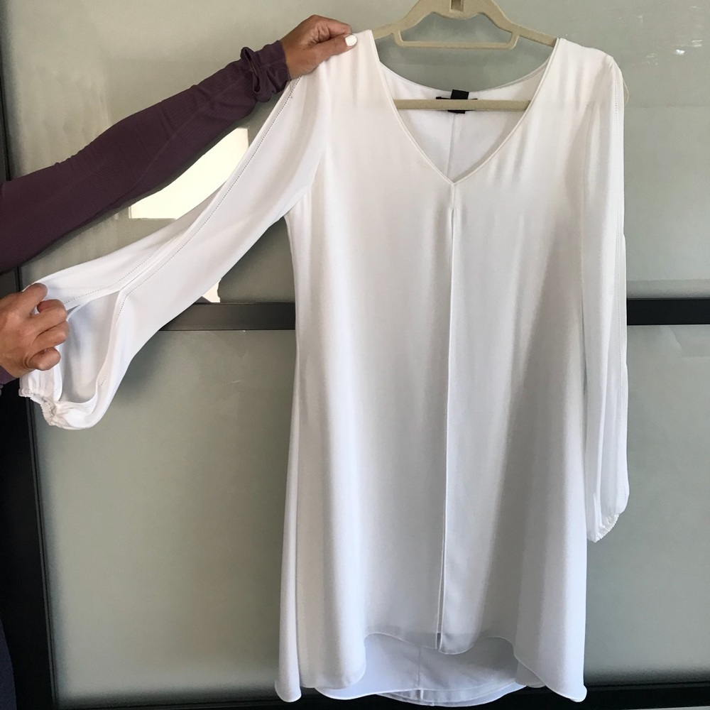 White cocktail dress